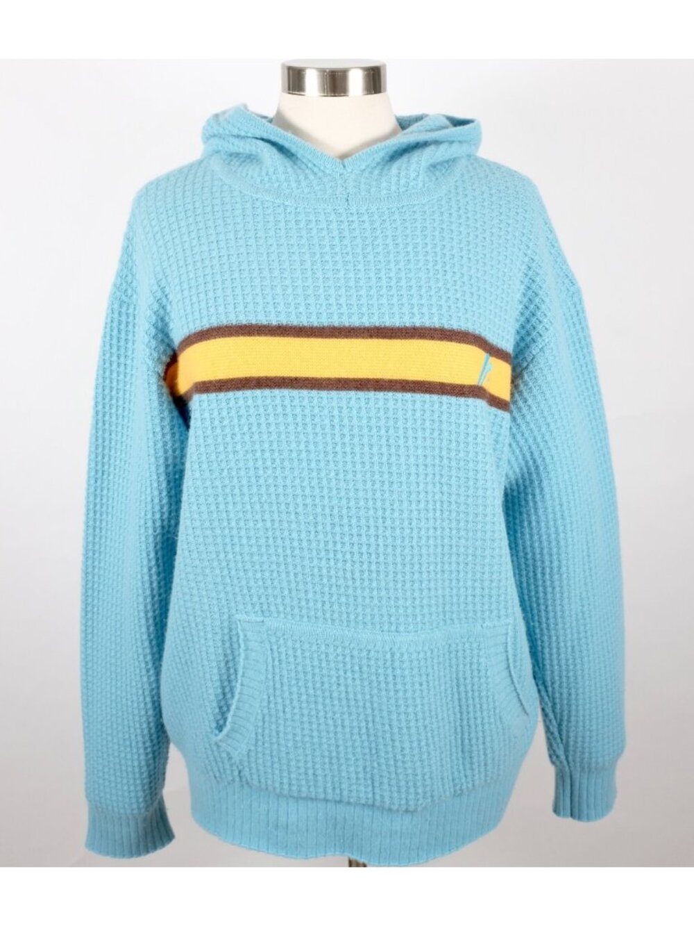 Fall Risk John Targon cashmere sweater sz S oversized unisex blue hoodie